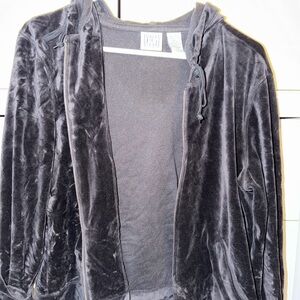 Black Velvet Hoodie